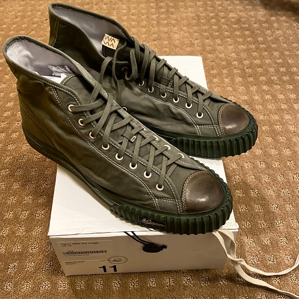 Visvim Kiefer Mid Forage-Uk 10 Us 11 Olive
